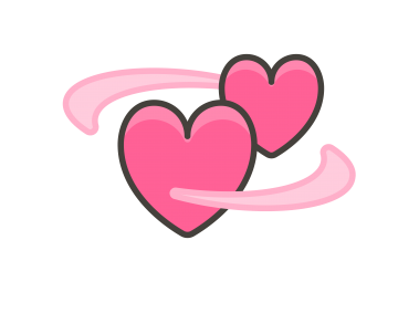 Revolving Hearts Emoji