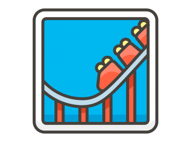 Roller Coaster Emoji Icon