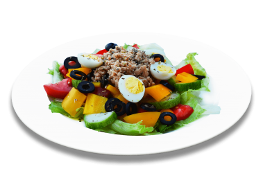 Salad with Vegetables and Tuna