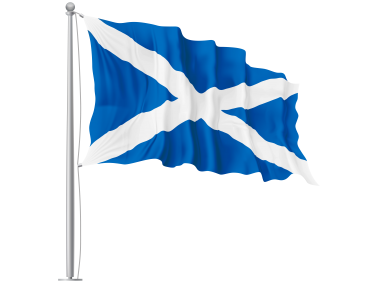Scotland Waving Flag