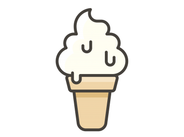 Soft Ice Cream Emoji Icon