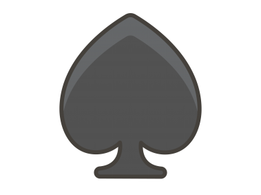Spade Suit Emoji Icon