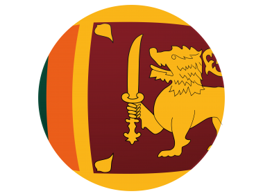Sri Lanka Round Flag Icon