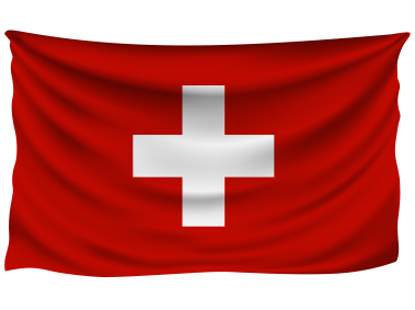 Switzerland Wrinkled Flag