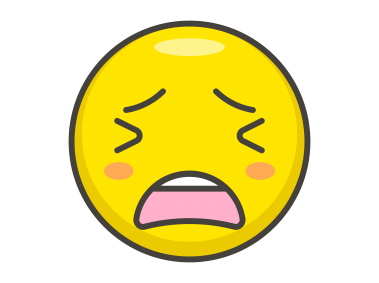 Tired Face Emoji