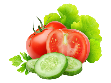 Tomato and Cucumber Slice