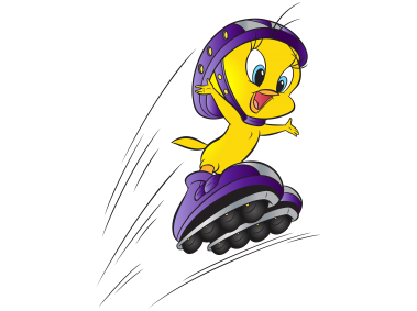 Tweety with Roller Skates