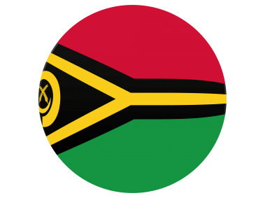 Vanuatu Round Flag