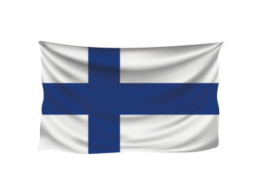 Wavy Finland Flag