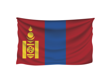 Wavy Mongolia Flag