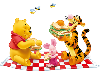 Winnie the Pooh and Tiger