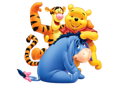 Winnie the Pooh Eeyore and Tiger