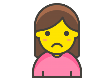 Woman Frowning Emoji