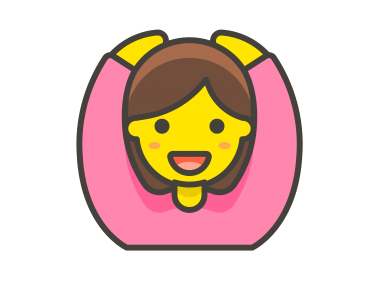 Woman Gesturing OK Emoji