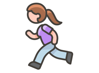 Woman Running Emoji