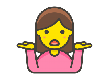 Woman Shrugging Emoji