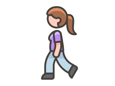 Woman Walking Emoji