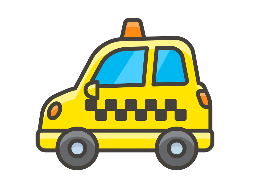 Taxi Emoji Icon