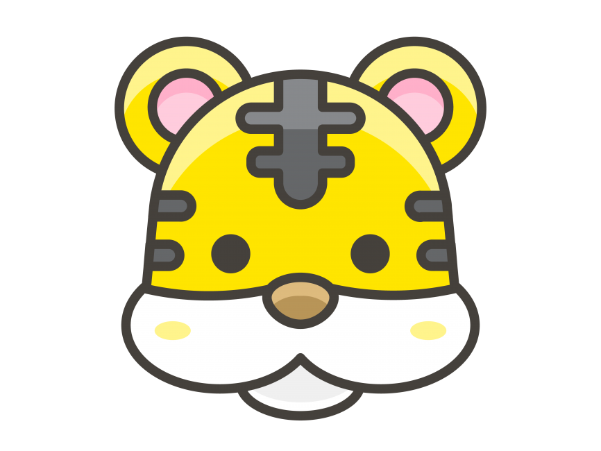 Tiger Face Emoji Icon