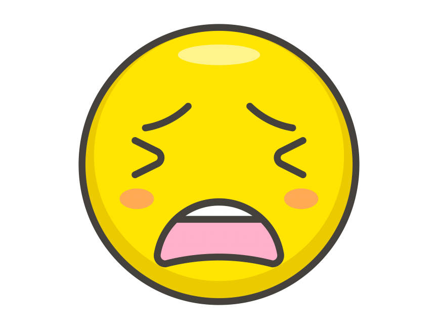 Tired Face Emoji