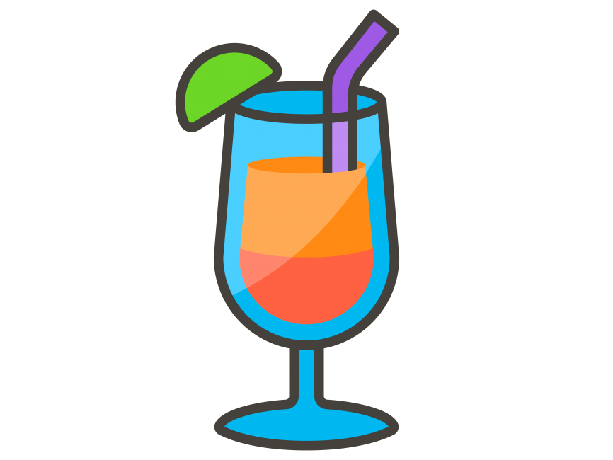 Tropical Drink Emoji Icon