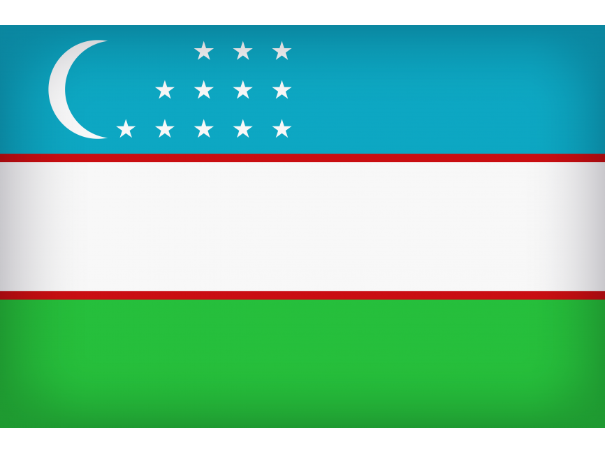 Uzbekistan Large Flag