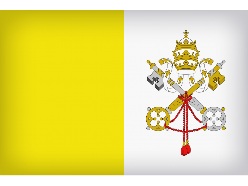 Vatican City Large Flag