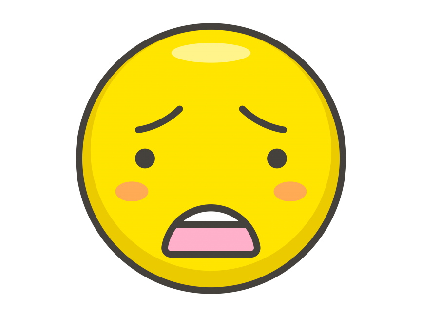 Weary Face Emoji