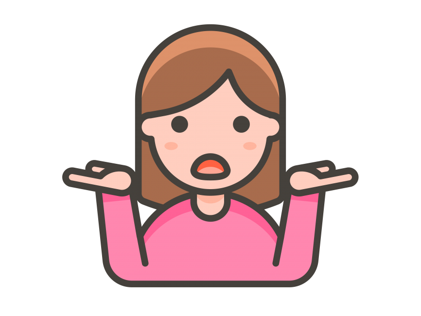 Woman Shrugging Emoji