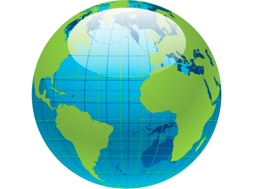 World Globe PNG Transparent Design - Freepngdesign.com