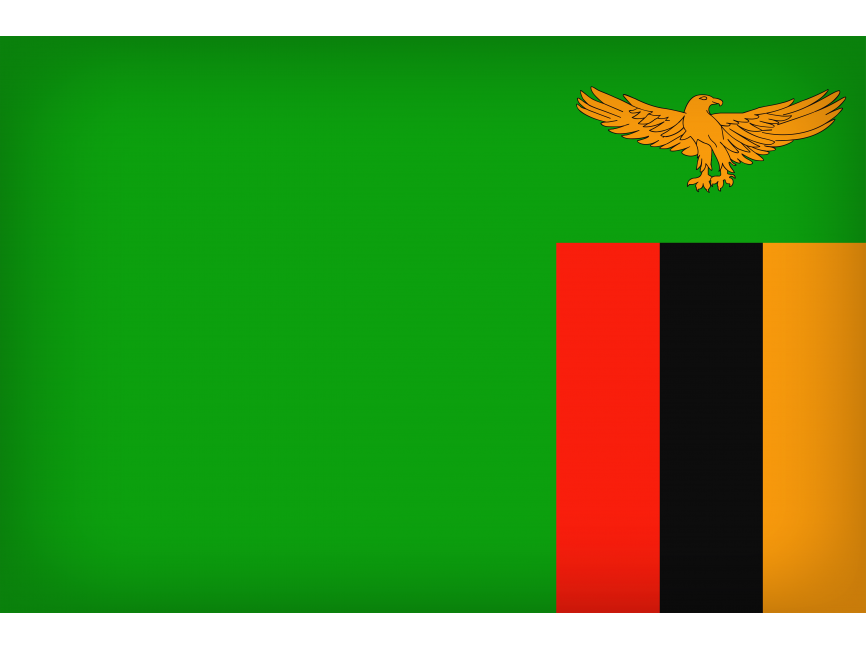 Zambia Large Flag